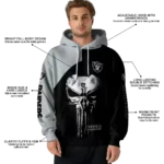 las-vegas-raiders-skull-punisher-silver-black-hoodie-best-selling