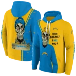 los-angeles-chargers-achmed-skull-blue-hoodie-best-selling
