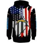 los-angeles-chargers-american-pride-black-hoodie-best-selling