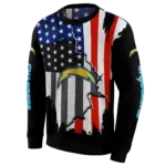 los-angeles-chargers-american-pride-black-hoodie-best-selling