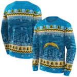 los-angeles-chargers-christmas-trees-blue-hoodie-best-selling