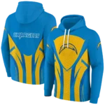 los-angeles-chargers-concentric-lines-blue-black-hoodie-best-selling