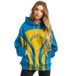 los-angeles-chargers-concentric-lines-blue-black-hoodie-best-selling