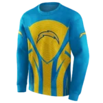 los-angeles-chargers-concentric-lines-blue-black-hoodie-best-selling