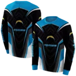 los-angeles-chargers-futuristic-pattern-blue-black-hoodie-best-selling