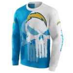 los-angeles-chargers-graphic-punisher-blue-white-hoodie-best-selling