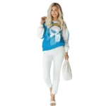 los-angeles-chargers-graphic-punisher-blue-white-hoodie-best-selling