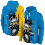 los-angeles-chargers-jack-skellington-blue-hoodie-best-selling