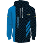 los-angeles-chargers-monogram-pattern-blue-hoodie-best-selling