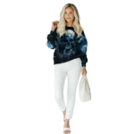 los-angeles-chargers-skull-artwork-blue-black-hoodie-best-selling