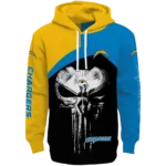 los-angeles-chargers-skull-punisher-gold-black-hoodie-best-selling