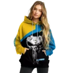 los-angeles-chargers-skull-punisher-gold-black-hoodie-best-selling