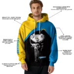 los-angeles-chargers-skull-punisher-gold-black-hoodie-best-selling