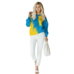 los-angeles-chargers-splatter-effect-blue-hoodie-best-selling