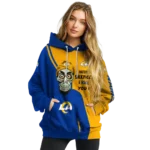 los-angeles-rams-achmed-skull-blue-hoodie-best-selling