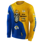 los-angeles-rams-achmed-skull-blue-hoodie-best-selling