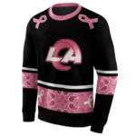 los-angeles-rams-awareness-ribbon-black-pink-hoodie-best-selling