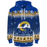 los-angeles-rams-christmas-trees-blue-hoodie-best-selling