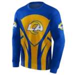 los-angeles-rams-concentric-lines-blue-black-hoodie-best-selling