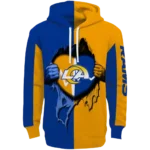 los-angeles-rams-heartbeat-graphic-blue-hoodie-best-selling