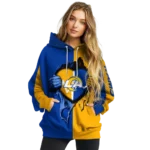 los-angeles-rams-heartbeat-graphic-blue-hoodie-best-selling