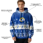 los-angeles-rams-reindeer-motif-blue-hoodie-best-selling