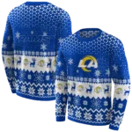 los-angeles-rams-reindeer-motif-blue-hoodie-best-selling