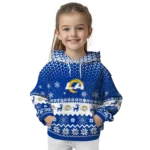 los-angeles-rams-reindeer-motif-blue-hoodie-best-selling