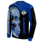 los-angeles-rams-skull-motif-blue-black-hoodie-best-selling