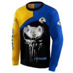 los-angeles-rams-skull-punisher-orange-black-hoodie-best-selling
