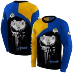 los-angeles-rams-skull-punisher-orange-black-hoodie-best-selling