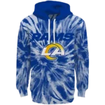 los-angeles-rams-tie-dye-pattern-blue-hoodie-best-selling