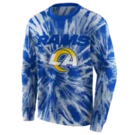 los-angeles-rams-tie-dye-pattern-blue-hoodie-best-selling