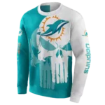 miami-dolphins-graphic-punisher-aqua-white-hoodie-best-selling
