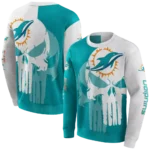 miami-dolphins-graphic-punisher-aqua-white-hoodie-best-selling