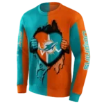 miami-dolphins-heartbeat-graphic-aqua-hoodie-best-selling