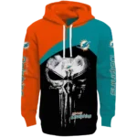 miami-dolphins-skull-punisher-orange-black-hoodie-best-selling