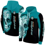miami-dolphins-sugar-skull-aqua-black-hoodie-best-selling