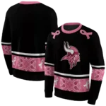 minnesota-vikings-awareness-ribbon-black-pink-hoodie-best-selling