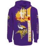 minnesota-vikings-football-heartbeat-purple-hoodie-best-selling