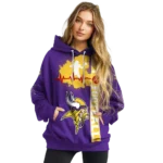 minnesota-vikings-football-heartbeat-purple-hoodie-best-selling