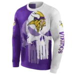minnesota-vikings-graphic-punisher-purple-white-hoodie-best-selling