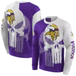 minnesota-vikings-graphic-punisher-purple-white-hoodie-best-selling