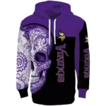 minnesota-vikings-sugar-skull-purple-black-hoodie-best-selling