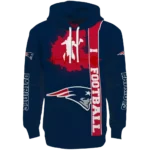 new-england-patriots-football-heartbeat-blue-hoodie-best-selling