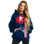 new-england-patriots-football-heartbeat-blue-hoodie-best-selling