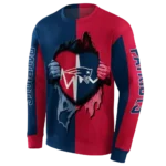 new-england-patriots-heartbeat-graphic-blue-hoodie-best-selling