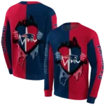 new-england-patriots-heartbeat-graphic-blue-hoodie-best-selling