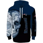 new-england-patriots-sugar-skull-blue-black-hoodie-best-selling