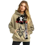 new-orleans-saints-football-heartbeat-gold-hoodie-best-selling